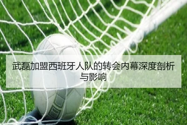 武磊加盟西班牙人队的转会内幕深度剖析与影响